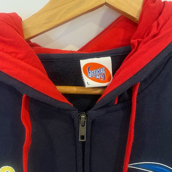Adelaide Crows Zip Up Jacket Size Large Men’s 2015 Members AFL - Picture 3 of 5